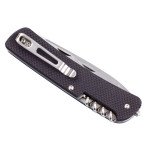 Багатофункціональний ніж Ruike Criterion L42, (8.5 см) 12C27 / G10 чорний, 19 інстр.