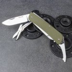 Багатофункціональний ніж Ruike Criterion L51, (8.5 см) 12C27 / G10 зелений, 23 інстр.