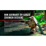 Нiж Adimanti by Ganzo (Skimen design) складаний зелений