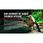 Нiж складаний Adimanti by Ganzo (Skimen design) чорний