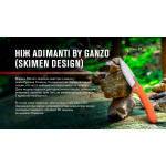 Нiж Adimanti by Ganzo (Skimen design) складаний помаранчевий