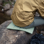 Сидушка туристична складана XPE Naturehike NH20PJ025, 15 мм, темно-зелена з чохлом для походів та кемпінгу