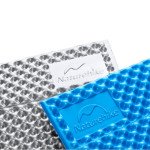 Килимок туристичний складаний одномісний IXPE Naturehike NH19QD008 з алюмінієвою плівкою, 185x56x1.8 см, жовтий для походів