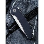 Ніж складаний кишеньковий Civivi Elementum, (7.5 см) D2 / G10 чорний