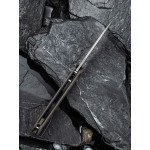 Ніж складаний туристичний Civivi Elementum Pocket, (8.9 см) 14C28N / Micarta сірий