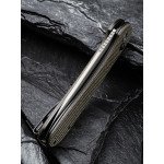 Ніж складаний туристичний Civivi Elementum Pocket, (8.9 см) 14C28N / Micarta сірий