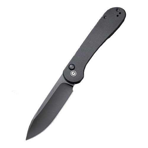 Ніж складаний туристичний Civivi Elementum Pocket, (8.9 см) 14C28N / G10 чорний