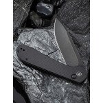 Ніж складаний туристичний Civivi Elementum Pocket, (8.9 см) 14C28N / G10 чорний