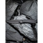 Ніж складаний туристичний Civivi Elementum Pocket, (8.9 см) 14C28N / G10 чорний