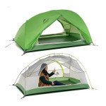 Намет двомісний з килимками Naturehike Star River 2 NH17T012-T, світло-зелений