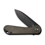 Ніж складаний кишеньковий Civivi Elementum, (7.5 см) D2 / Micarta темно-зелений
