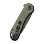 Ніж складаний кишеньковий Civivi Elementum, (7.5 см) D2 / Micarta зелений