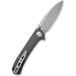 Ніж складаний кишеньковий Sencut Scepter, (7.5 см) 9Cr18MoV / Micarta сірий