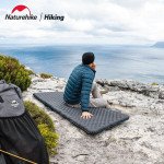 Матрац туристичний надувний одномісний Naturehike CNH22DZ018, надлегкий, 196x64x7 см, зелений, для туризму із мішком для надування