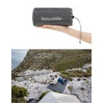 Матрац туристичний надувний двомісний Naturehike CNH22DZ018, надлегкий, 196x120x7 см, зелений, для туризму із мішком для надування