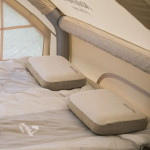 Подушка з памяттю прямокутна Naturehike NH22ZT002, бежева