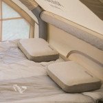 Подушка з памяттю прямокутна Naturehike NH22ZT002,сіра