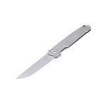 Ніж складаний туристичний Ruike M126-TZ, (9.1 см) steel 154СМ / TC4 (титан) сірий