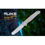 Ніж складаний туристичний Ruike M126-TZ, (9.1 см) steel 154СМ / TC4 (титан) сірий
