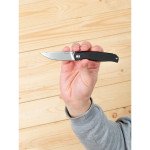 Ніж складаний кишеньковий Ruike M661-TZ, (7.4 см) steel 154СМ / G10 чорний