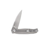 Ніж складаний кишеньковий Ruike M662-TZ, (7.4 см) steel 154СМ / TC4 (титан) + G10 чорний