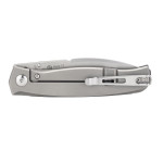 Ніж складаний кишеньковий Ruike M662-TZ, (7.4 см) steel 154СМ / TC4 (титан) + G10 чорний