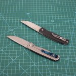 Ніж складаний кишеньковий Ruike M662-TZ, (7.4 см) steel 154СМ / TC4 (титан) + G10 чорний