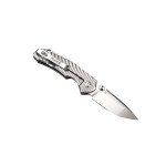 Ніж складаний кишеньковий Ruike M671-TZ, (7 см) steel 154СМ / TC4 (титан) сірий