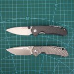 Ніж складаний кишеньковий Ruike M671-TZ, (7 см) steel 154СМ / TC4 (титан) сірий