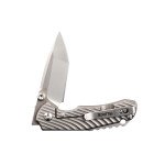 Ніж складаний кишеньковий Ruike M671-TZ, (7 см) steel 154СМ / TC4 (титан) сірий