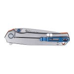 Ніж складаний туристичний Ruike P801-J, (8.6 см) 14C28N /  G10 помаранчевий