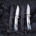 Ніж складаний туристичний Ruike P801-G, (8.6 см) 14C28N / G10 оливковий