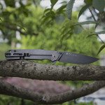 Ніж складаний туристичний Ruike P801-G, (8.6 см) 14C28N / G10 оливковий