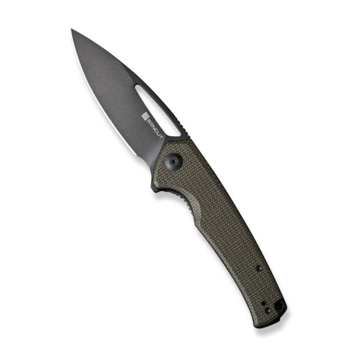 Ніж складаний туристичний Sencut Mims, (8.8 см) 9Cr18MoV / Micarta темно-зелений