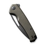 Ніж складаний туристичний Sencut Mims, (8.8 см) 9Cr18MoV / Micarta темно-зелений