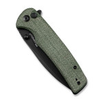 Ніж складаний туристичний Sencut Sachse, (8.8 см)  9Cr18MoV / Micarta зелений
