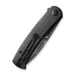 Ніж складаний туристичний Civivi Caetus Flipper, (8.8 см) Damascus / Carbon Fiber
