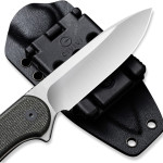 Ніж фіксований тактичний Civivi Elementum, (10.1 см) D2 / Micarta чорний