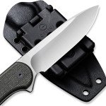 Ніж фіксований тактичний Civivi Elementum, (10.1 см) D2 / Micarta чорний
