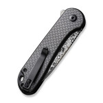Ніж складаний кишеньковий Civivi Elementum II, (7.5 см) Damascus / Carbon Fiber & G10