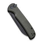 Ніж складаний туристичний Civivi Chevalier, (8.8 см) 14C28N / Micarta темно-зелений