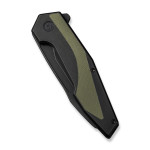 Ніж складаний туристичний Civivi Hypersonic, (9.4 см) 14C28N /  Steel & G10 чорно-зелений