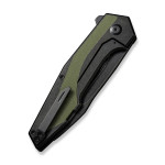 Ніж складаний туристичний Civivi Hypersonic, (9.4 см) 14C28N /  Steel & G10 чорно-зелений