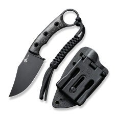 Ніж фіксований тактичний Civivi Midwatch, (8.6 см) N690 / Micarta чорний