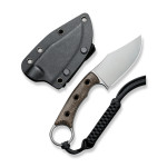 Ніж фіксований тактичний Civivi Midwatch, (8.6 см) N690 / Micarta коричневий