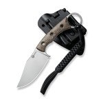Ніж фіксований тактичний Civivi Midwatch, (8.6 см) N690 / Micarta коричневий