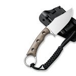 Ніж фіксований тактичний Civivi Midwatch, (8.6 см) N690 / Micarta коричневий