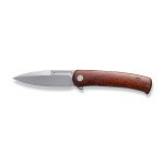 Ніж складаний туристичний Civivi Cetos, (8.8 см) 14C28N / Micarta & Stainless чорний