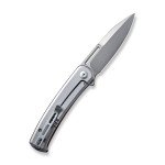 Ніж складаний туристичний Civivi Cetos, (8.8 см) 14C28N / Micarta & Stainless чорний