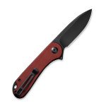 Ніж складаний кишеньковий Civivi Elementum, (7.5 см) D2 / G10 бордо